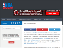 Tablet Screenshot of nbadocumentaries.com